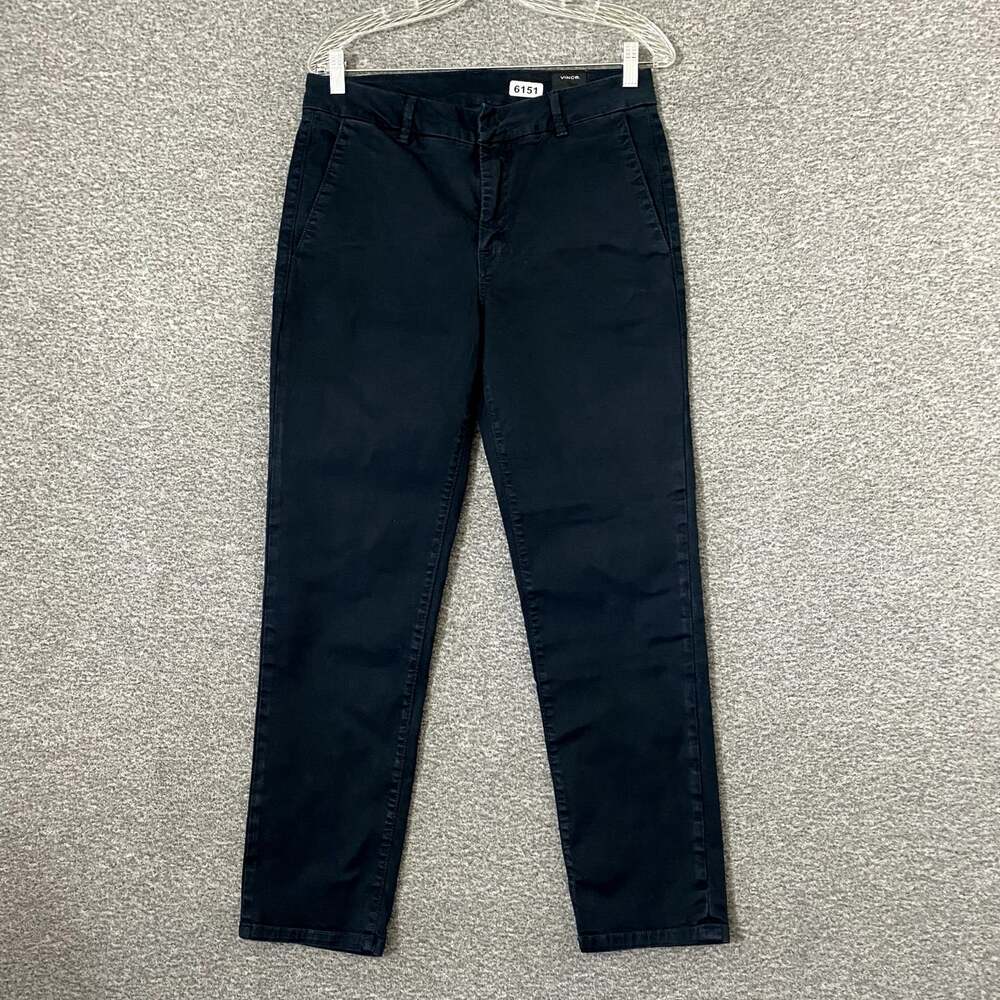Vince Women's Size 29 Dark Blue Skinny Leg Khaki Pants